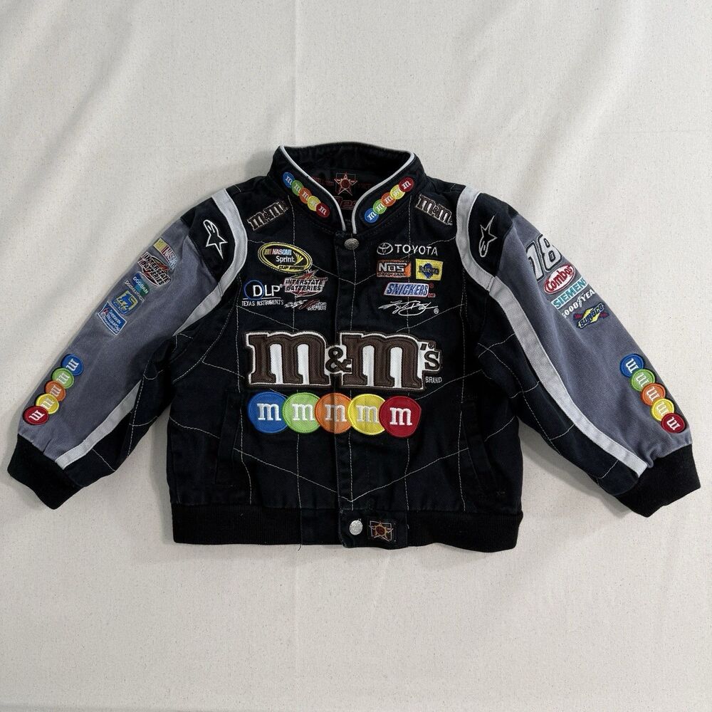 JH Design M&M's NASCAR Kyle Busch Youth 4T Racing Jacket